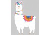 Sticker cactus lama 