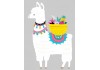 Sticker cactus lama