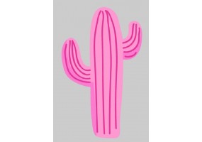 Sticker cactus rose