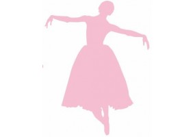 Autocollant fille Dance deco