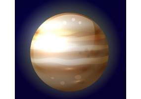 Sticker planète Jupiter 