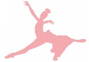 Auticollant fille Dance ballet