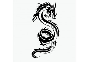 Sticker tribal dragon