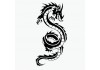 Sticker mural tribal dragon