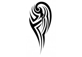 Autocollant tribal maori