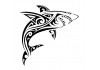 Sticker tribal requin