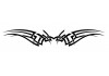 Sticker mural tribal maori