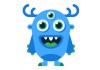 Sticker deco monstre