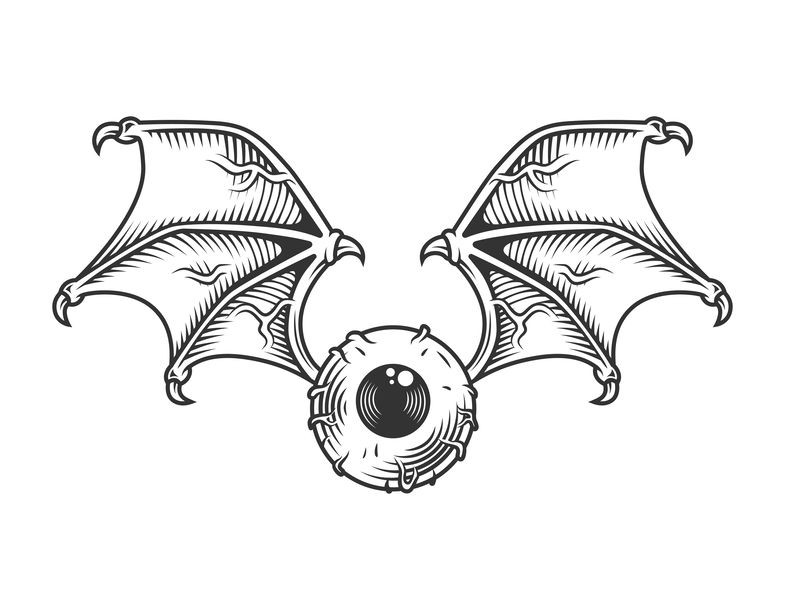 Stickers Deco Diable œil Halloween Stickers Deco Diable œil Halloween
