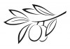 Sticker olive design