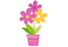 Sticker Fleurs deco chambre