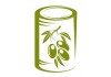 Autocollant  conserve olive