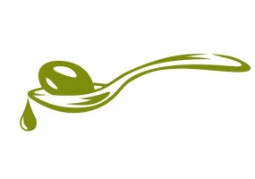 Autocollant cuillère d'huile d'olive