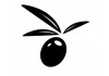 Sticker olive noir pas cher