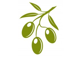 Autocollant grappe d'olives