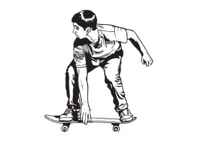 Sticker skate