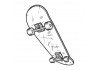 Sticker planche skate