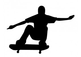 Sticker skate personnage