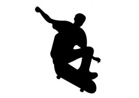 Sticker skate personnage