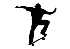 Sticker skate personnage