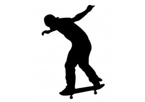 Sticker skate personnage