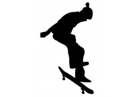 Sticker skate personnage