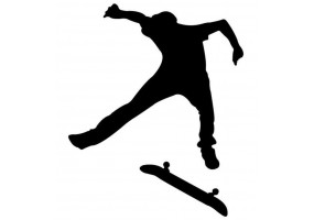 Sticker skate personnage