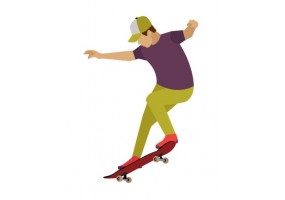 Sticker skate