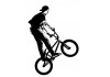 Sticker bmx figure