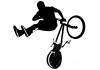 Sticker bmx figure