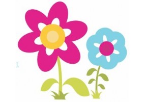 Sticker multi Fleurs  pas cher