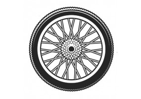 Sticker bmx roue