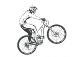 Sticker bmx mural