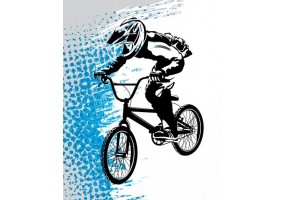 Sticker bmx mural