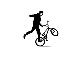 Sticker bmx mural