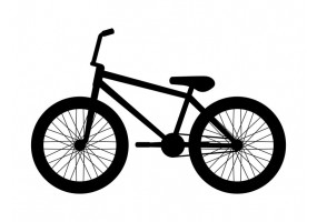 Sticker bmx mural vélo
