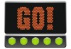 Sticker Compteur de voiture GO