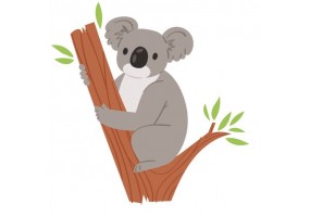 Sticker Australie koala 