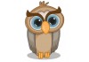 Stickers hibou chouette