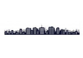 Sticker skyline