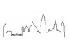 Stickers muraux skyline Venise