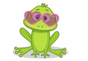 Sticker animaux grenouille