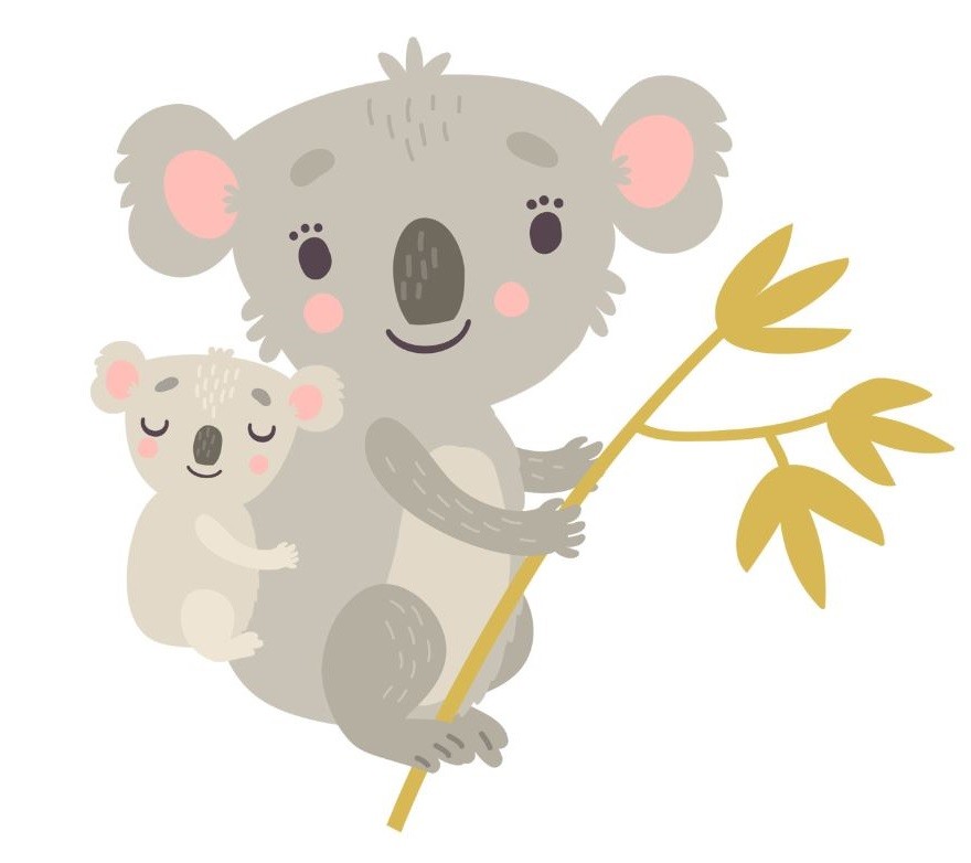 Autocollant Voiture "Bébé à Bord" Modèle Koala - Neuf, Fabriqué En France