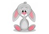 Sticker animaux lapin