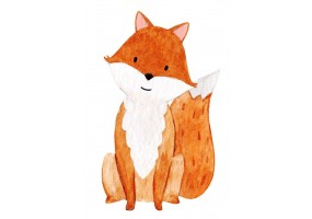 Sticker animaux renard