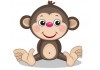 Sticker petit singe