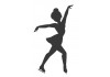 Sticker mural patinage artistique danseuse