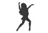 Sticker patinage artistique danseuse