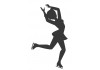 Sticker patinage danseuse