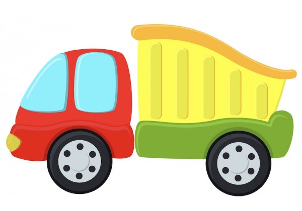 Stickers muraux engins (camions, voitures, avions) - Chambre bébé garçon